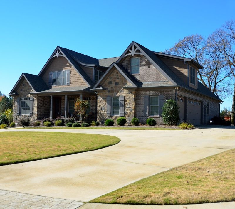 a new construction home with a new roofing system in Leander, TX
