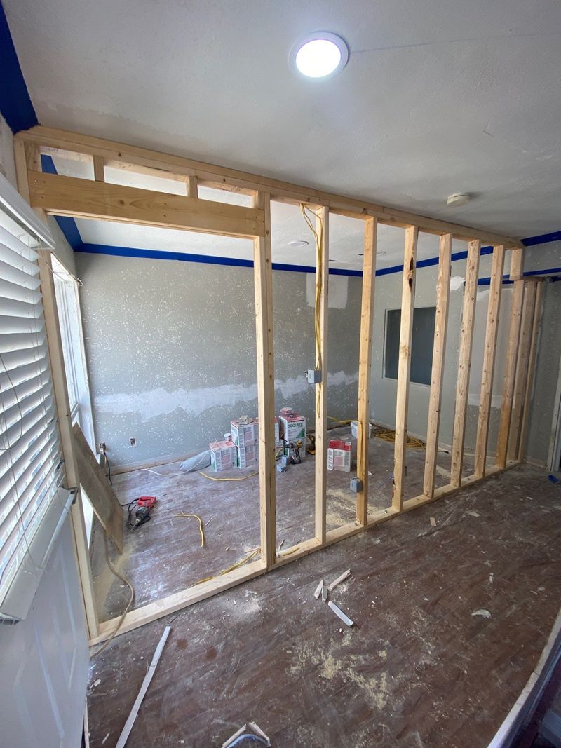 an office renovation in progress in Georgetown, TX